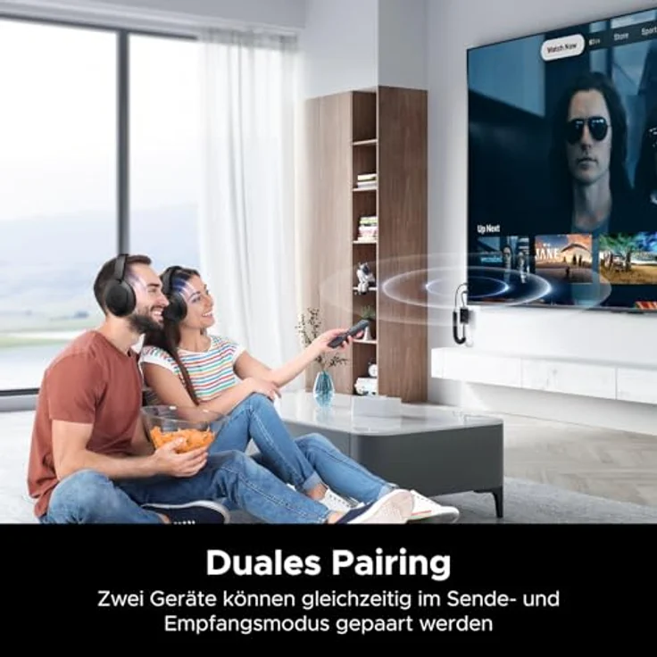 UGREEN Aux Bluetooth Adapter, 2-in-1 Klinke Bluetooth Transmitter & Empfänger mit LED-Display, duale Verbindung für 2 Geräte, Bluetooth 5.4, für Auto, TV und Stereoanlagen – Bild 5