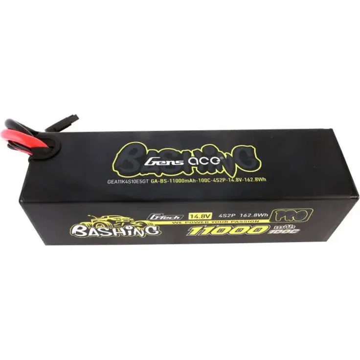 Gens Ace G-Tech Bashing-Akku, 11000 mAh, 14,8 V, 100 C, 4S2P, LiPo EC5, leicht und leistungsstark