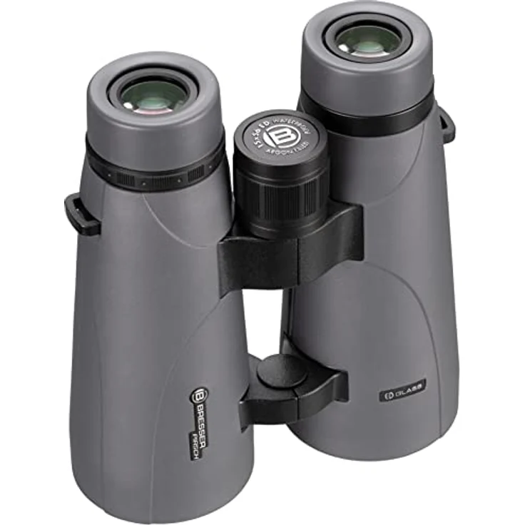 Bresser Fernglas Pirsch ED 15x56 in Schwarz, wasserdicht mit Hochleistungs-ED-Glas, Dielectric- und Phasenvergütung, Twist-up-Augenmuscheln und Argongasfüllung – Bild 3