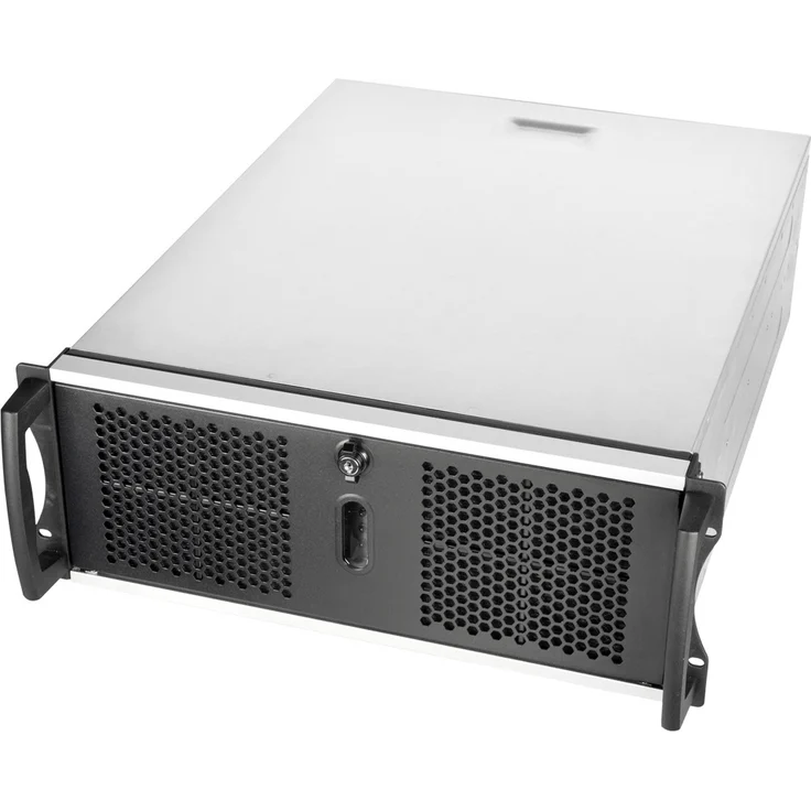 Chenbro GEH 4U RM41300-FS81-U3, 4U Rackmount-Gehäuse für bis zu 8 Festplatten, mit USB 3.0-Anschlüssen