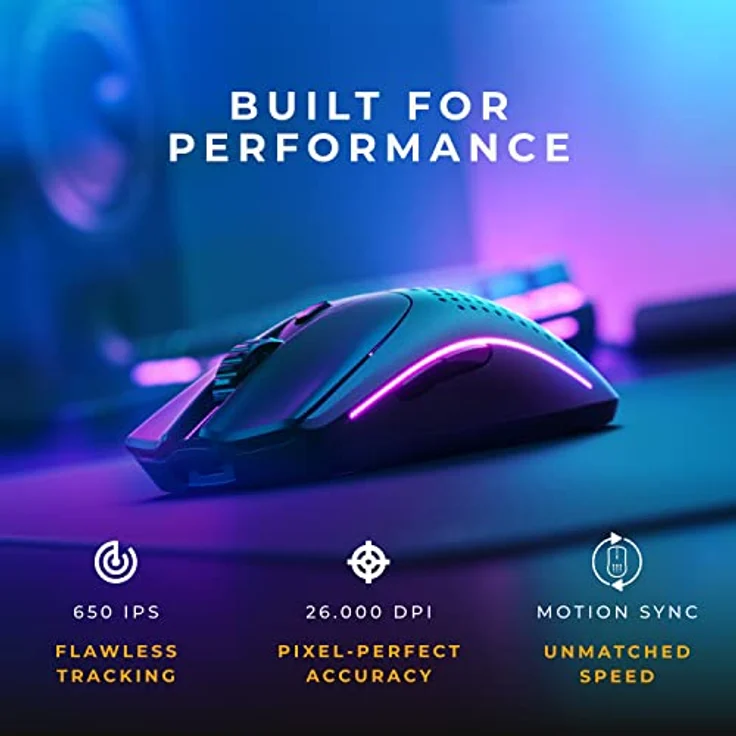 Glorious Model O 2 Wireless Gaming Maus - schwarz, matt – Bild 2