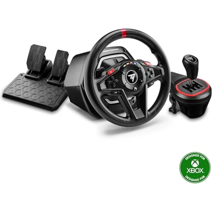 Thrustmaster T128 Shifter Pack, T128 Rennlenkrad und TH8S Shifter Add-On, Kompatibel mit Xbox und PC – Bild 2