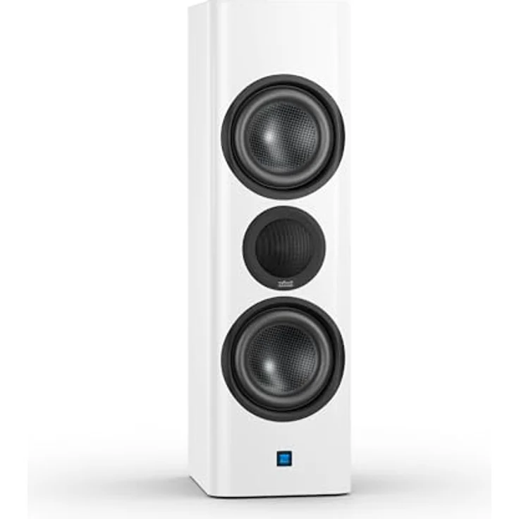 Nubert nuZeo 6, Weißer aktiver Kompaktlautsprecher mit 2-Wege System, integrierten Verstärker und Funk-Ansteuerung, Referenzklasse für maximale Klangtreue – Bild 1