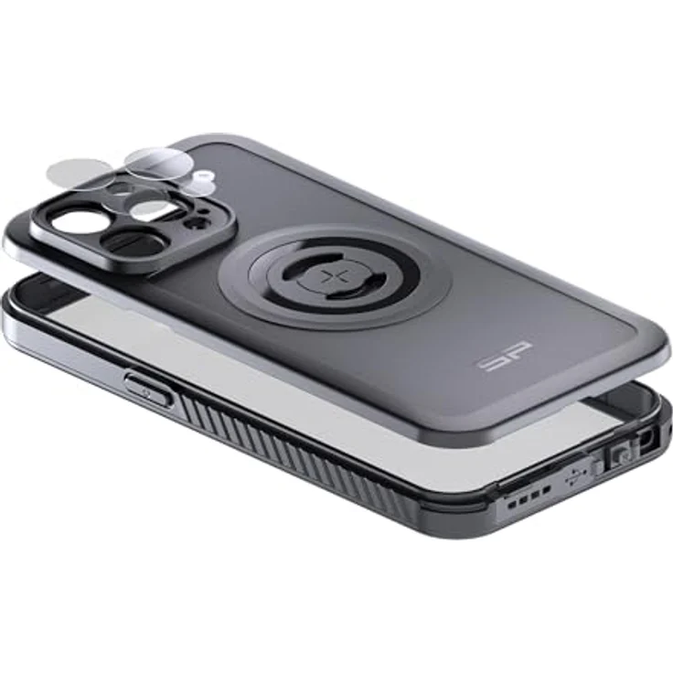 SP CONNECT Phone Case Xtreme für iPhone 15 Pro Max, militärisch zertifiziert, magnetische Befestigung, robust und wasserdicht, kabelloses Laden – Bild 5