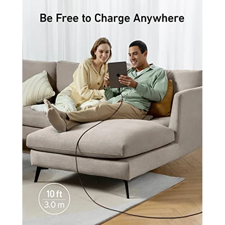 Anker 551 USB-A to Lightning Cable, 3 m, schwarz (A8454012) – Bild 6