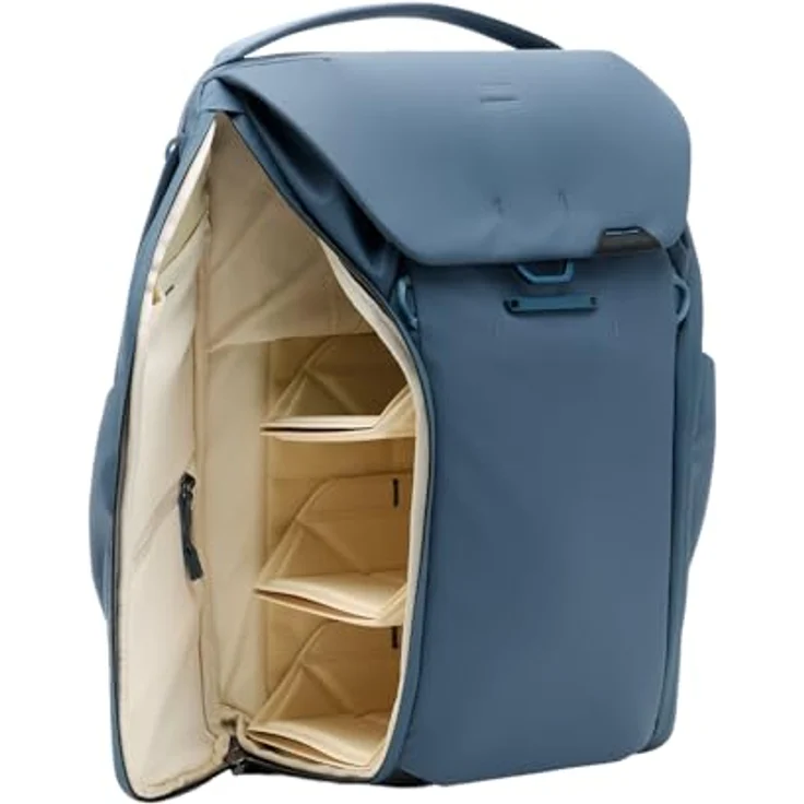 Peak Design Everyday Backpack 20L, Fotorucksack mit patentierter MagLatch-Hardware, wetterfest und aus recyceltem Material, Blau – Bild 1