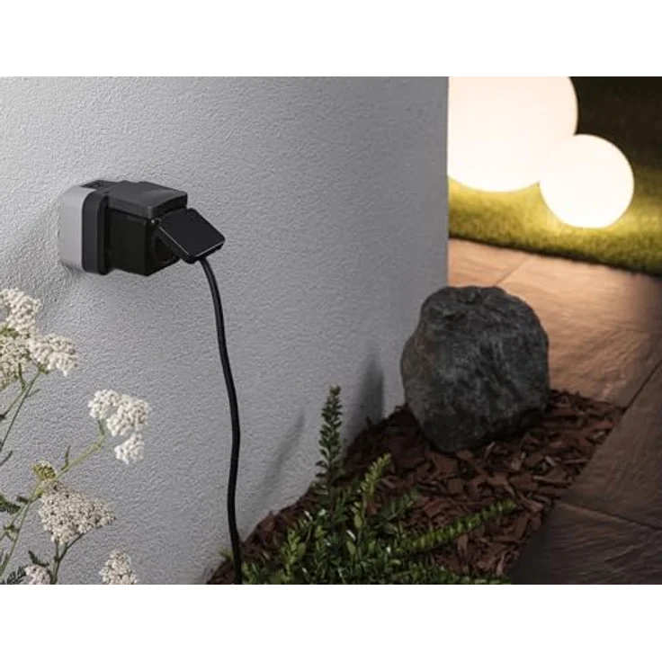 Paulmann Smart Plug Outdoor ZigBee Zwischenstecker, 3.680 Watt, App- und Sprachsteuerung, Repeater-Funktion – Bild 7