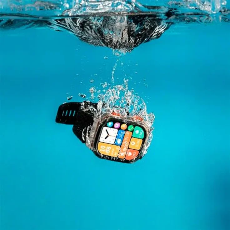 KOSPET TANK M3 Ultra Sonderausgabe, Smartwatch mit AMOLED-Display, GPS, Herzfrequenzmessung, IP69K-zertifiziert, schwarz – Bild 2