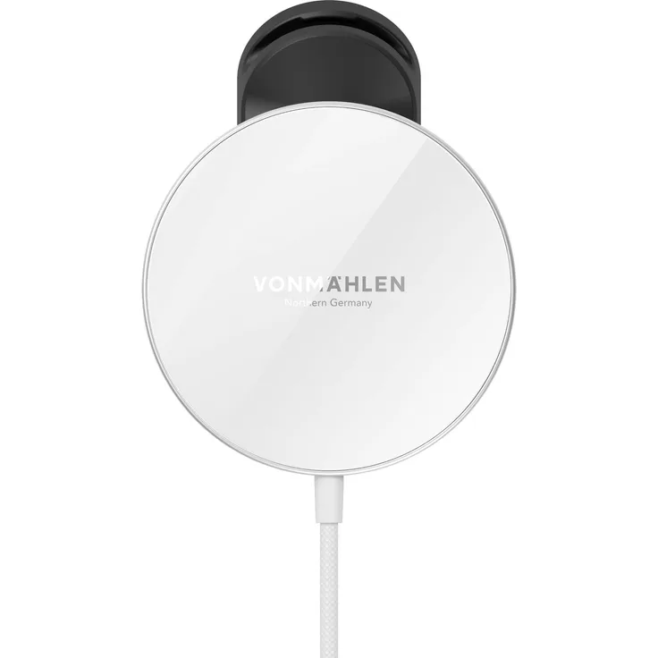 Vonmählen Aura Car Wireless Charger, magnetisches Ladepad für Auto, 15 W, Weiss