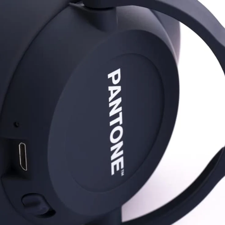 Pantone PT-WH005 Kopfhörer Kopfband s-Music Blau Binaural Tasten Schieber – Bild 4