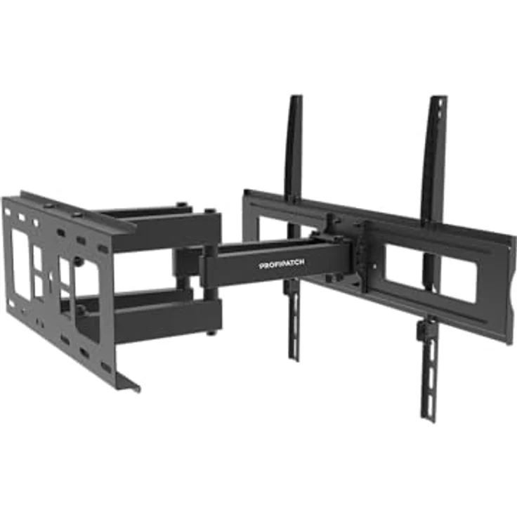 ProfiPatch TV Halterung 37-75 Zoll, schwenkbar & neigbar bis 60kg, schwarz, mit integriertem Kabelmanagement – Bild 3