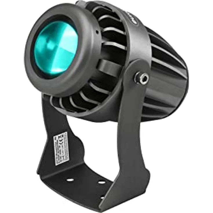 EUROLITE LED IP PST-10W türkis Pinspot | Wetterfester Pinspot (IP65) mit kräftiger 10-W-LED – Bild 1