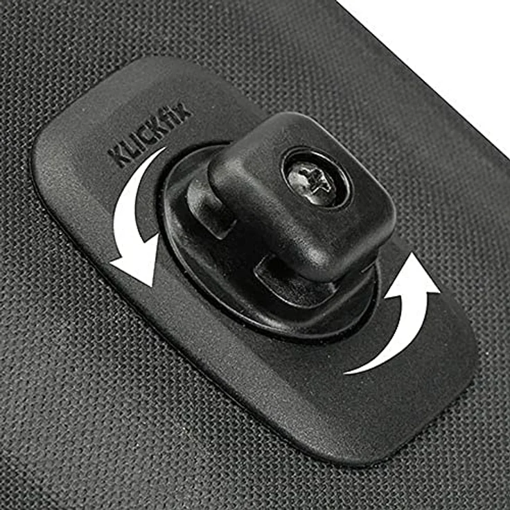 KLICKfix Phone Bag Comfort M KLICKfix mit Adapter transparent-schwarz, mit Drehkupplung – Bild 2