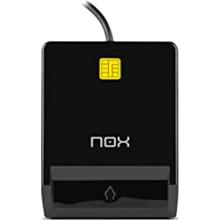 NOX Citizen Electronic Card Reader -NXLITECARDID- Kompatibel mit Cartão de Cidadão (Portugal) und DNI Electrónico (Spanien). USB 2.0 Anschluss, Abmessungen 65x85x18mm, Farbe Schwarz – Bild 4