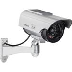 HI Solar-Sicherheitskamera mit LED Kamera-Attrappe, Überwachungskamera Attrappe (1-tlg)