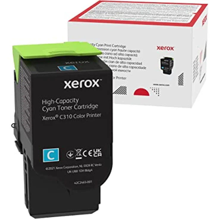 Xerox Tonerkartusche 006R04365, Original Toner cyan für C310 und C315, CO2-neutraler Versand, bis zu 5500 Seiten – Bild 2