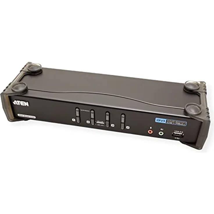 ATEN CubiQ CS1784A 4-Fach KVM Umschalter (DVI, USB 2.0, 2.1 Audio) – Bild 4