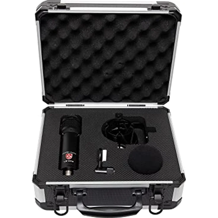 Lauten Audio LS-208, Großmembran-Kondensatormikrofon mit Niere-Richtcharakteristik, 20 Hz - 20 kHz Frequenzbereich, inkl. elastischer Aufhängung und Transportkoffer – Bild 6