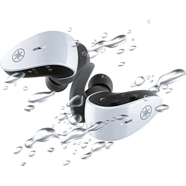 Yamaha TW-ES5A True Wireless Sports Earbuds – Mit Listening Care – In Weiß – Bild 3