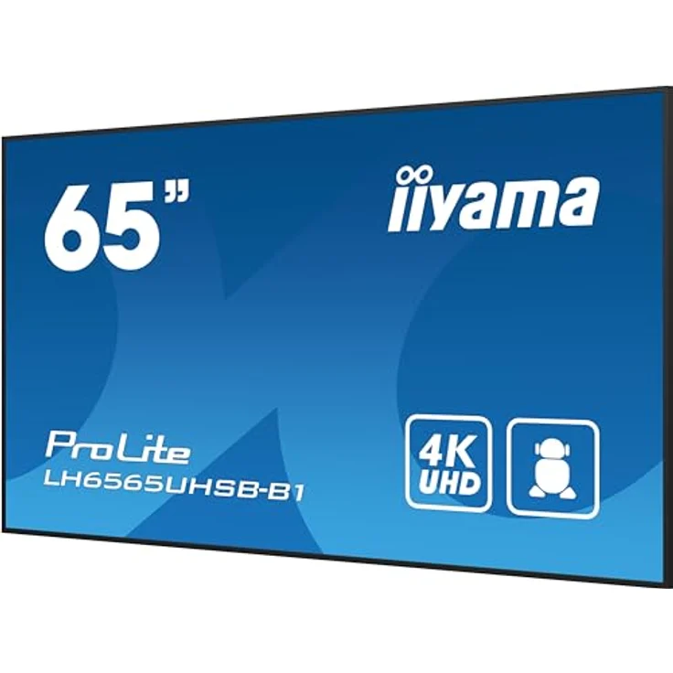 iiyama ProLite LH6565UHSB-B1 64,5" Digital Signage Display 4K UHD IPS LED Panel 800 cd/m² schwarz mit Android-OS und WiFi – Bild 4