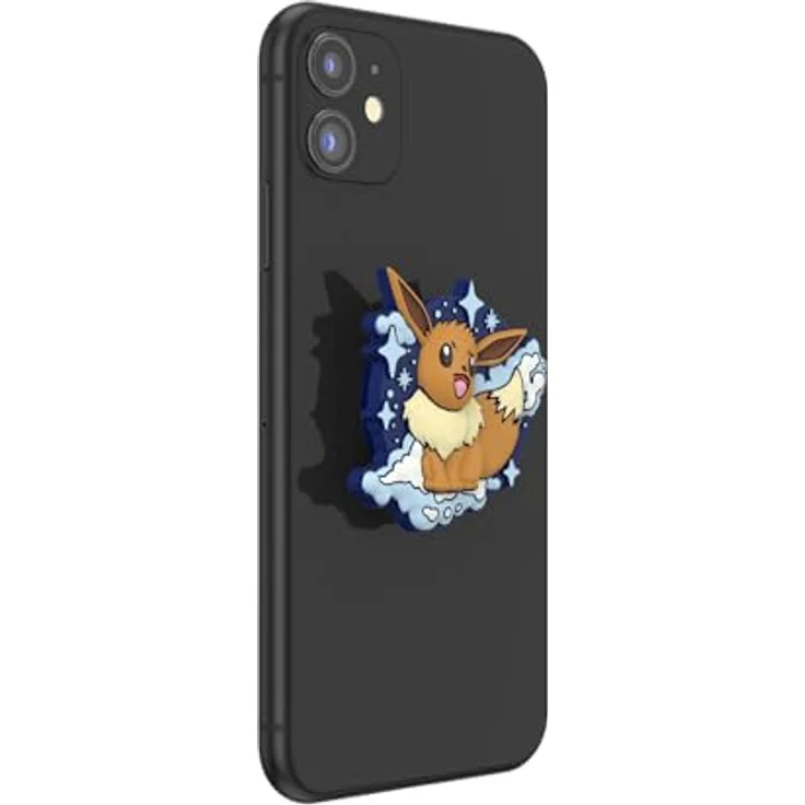 PopSockets PopOut Eevee Starry Sky, Telefongriff mit expandierendem Ständer und Anti-Drop-Funktion, kompatibel mit iPhone und Samsung – Bild 3