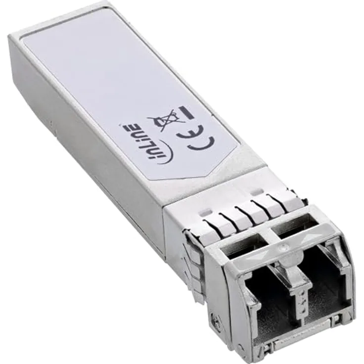 InLine SFP+ Modul LWL EW 1550nm, Singlemode Transceiver mit 10Gb/s, 80 km Reichweite, Duplex LC-Port