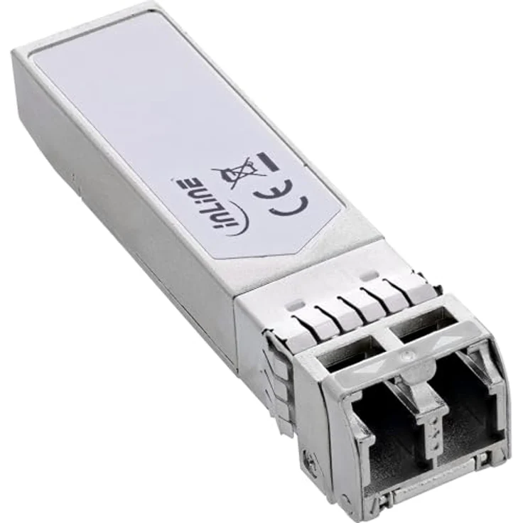 InLine SFP+ Modul LWL EW 1550nm, Singlemode Transceiver mit 10Gb/s, 80 km Reichweite, Duplex LC-Port – Bild 1