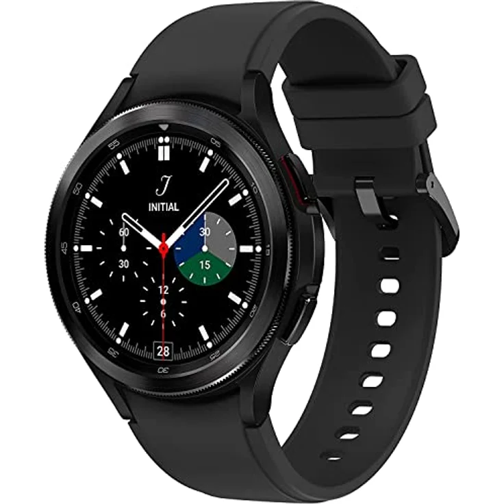 Samsung Galaxy Watch4 Classic, Bluetooth Smartwatch mit drehbarer Lünette, Fitness-Tracker, 46 mm, Black – Bild 1