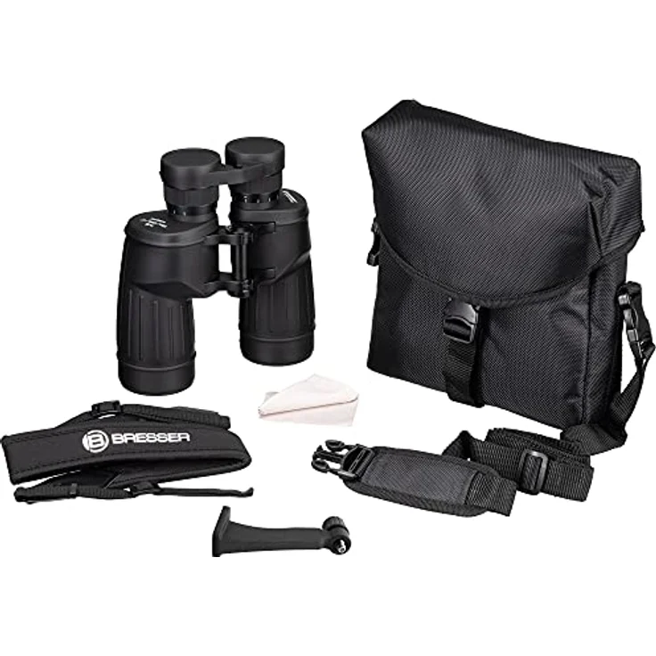 Bresser Astro & Marine Fernglas SF 7x50 WP mit Einzelfokus, leichtem Magnesiumgehäuse, wasserdicht und mit Stickstoff gefüllt, schwarz, 114107 – Bild 4