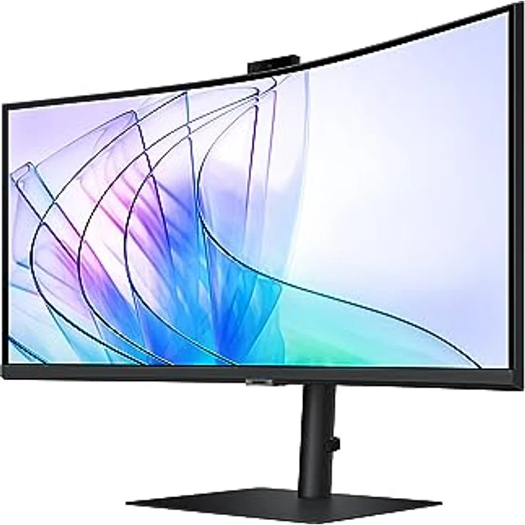 Samsung ViewFinity S65VC Curved Monitor 34 Zoll, VA-Panel, 3.440 x 1.440 Pixel, 100 Hz, 5 ms, 90 W USB-C, Pivot - Preisvergleich – Bild 4