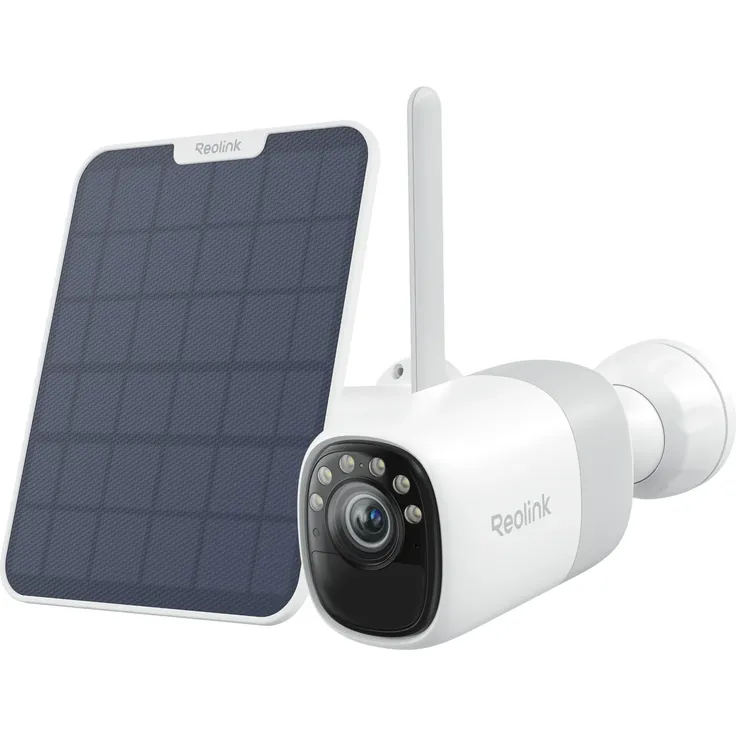 Reolink Altas + Solarpanel, 2K 4MP Überwachungskamera, langlebig 20000mAh Akku, Dual-Band Wi-Fi 6, ColorX-Nachtsicht, KI-Erkennung, 10s Voraufzeichnung