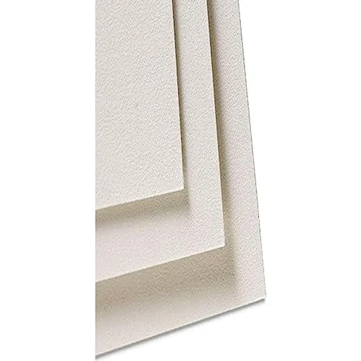 Clairefontaine Pastelmat Papier, Bastelpapier für trockene Techniken, 360 g/m², 5 Bogen 50x70 cm, pH-neutral, säurefrei