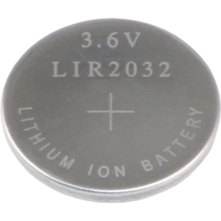 Kraftmax LIR 2032 Knopfzellenakku 3.6V / Li-Ion/Backup Zelle