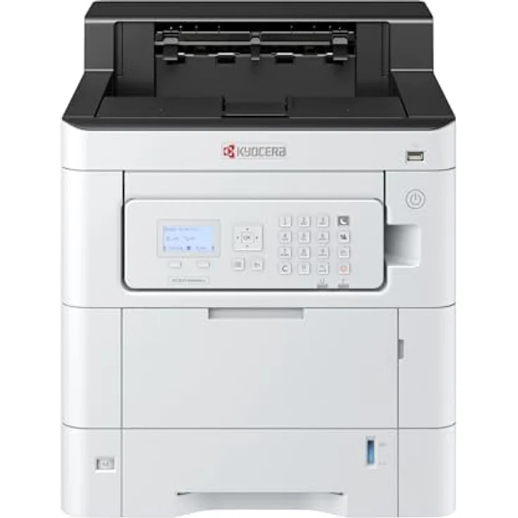 Kyocera Ecosys PA4500cx Laserdrucker Farbe: 45 Seiten pro Minute, neigbares Bedienfeld, Duplex-Einheit, 100+550 Blatt Papierzufuhr, Gigabit LAN, Mobile Print – Bild 1
