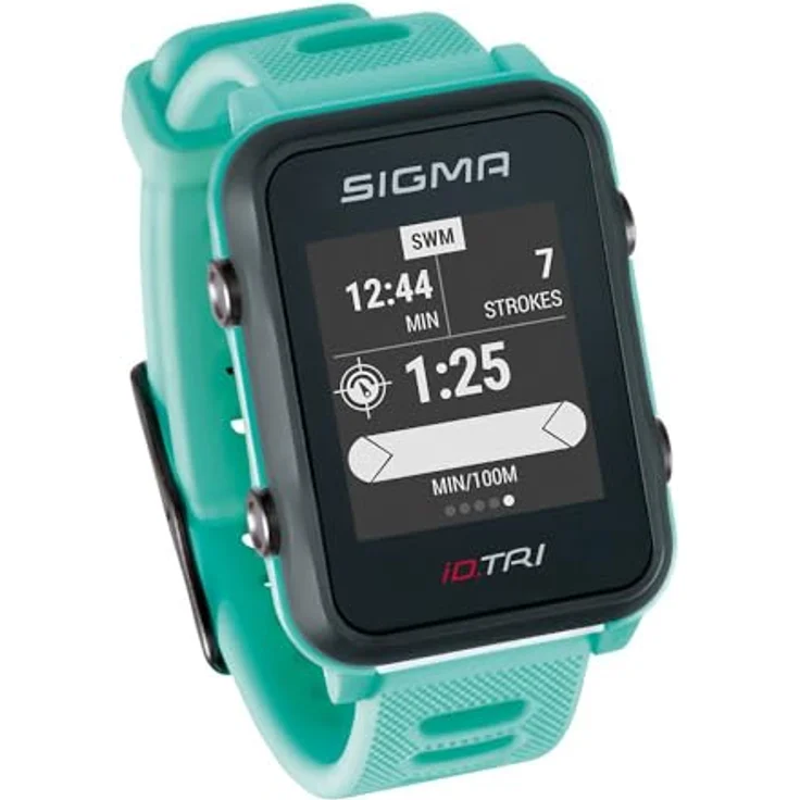 Sigma iD.TRI Multifunktions Sportuhr Handgelenk Pulsmessung Unisex, Einheitsgröße, Mint – Bild 4
