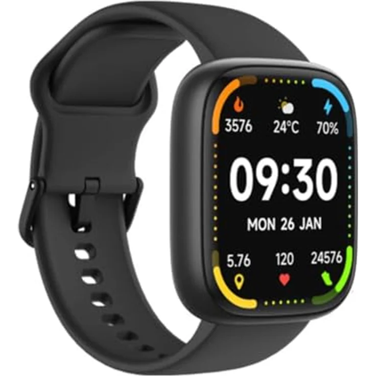 MaxCom Ecowatch 6, Smartwatch mit 4,65 cm (1.83") TFT Touchscreen, 39 g, Elegantes Design, Gesundheitsfunktionen – Bild 2