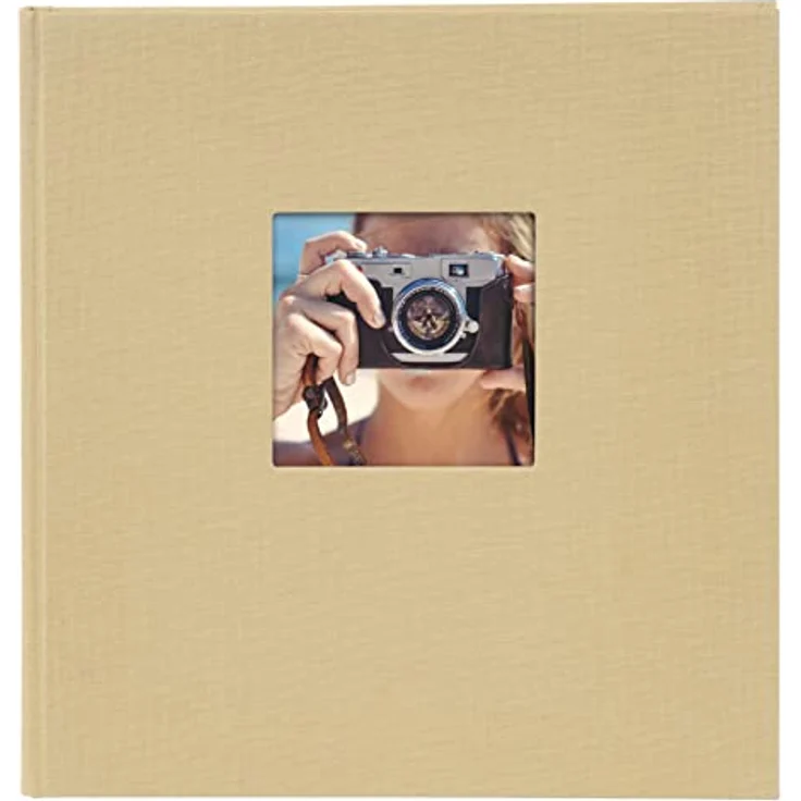 Goldbuch 27 846 Fotoalbum mit Bildausschnitt, Bella Vista Aqua, 30 x 31 cm, 60 Seiten, Fotobuch Leinen Hellblau – Bild 3