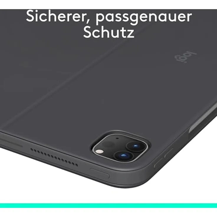Logitech Combo Touch iPad Pro 13 Zoll (M4) (2024) Tastatur-Case - Abnehmbare Tastatur mit Hintergrundbeleuchtung, Multi-Touch-Trackpad und Smart Connector - Graphit – Bild 5