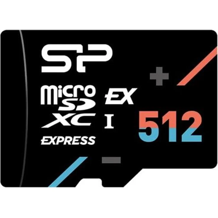 Silicon Power HYPERA MicroSDXC 512 GB, Class 10 3D TLC NAND Speicherkarten mit 880 MB/s Lesegeschwindigkeit, schwarz