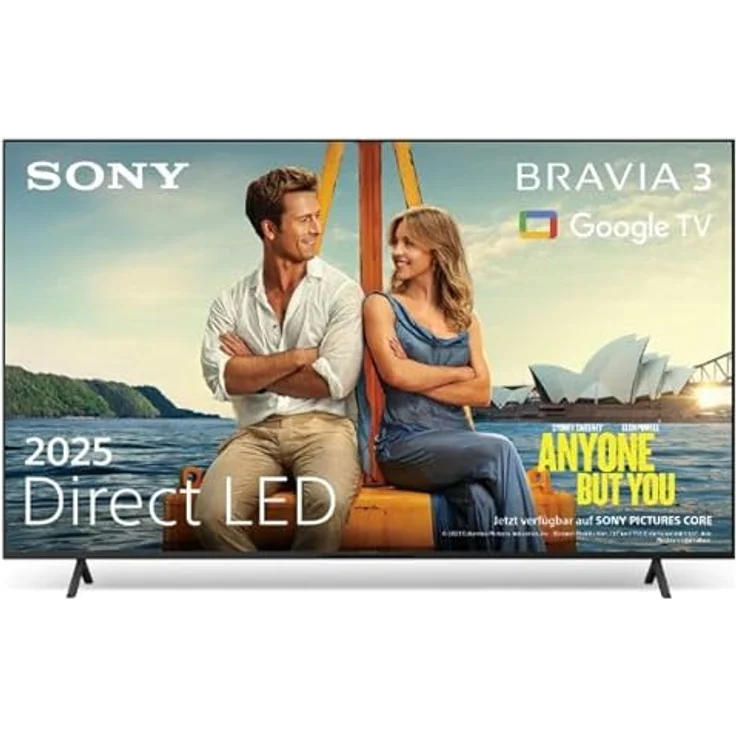 Sony BRAVIA 3 K43S32, 43 Zoll Ultra-HD Fernseher mit X-Balanced Lautsprechern, Dolby Vision/Atmos, Google TV und IMAX Enhanced – Bild 1