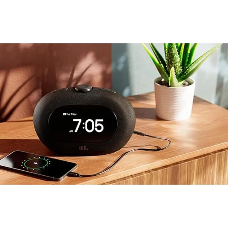 JBL Horizon 3, Bluetooth-Radiowecker mit DAB/DAB+/UKW, 5W, USB-C-Ladeanschluss, sanftes Umgebungslicht – Bild 5