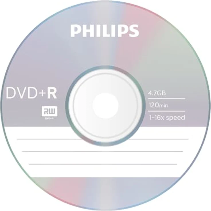 Philips DVD+R Rohlinge (4.7 GB Data- 120 Minuten Video, 16x High Speed Aufnahme, 25er Spindel) - Preisvergleich – Bild 3