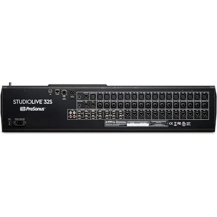 PreSonus StudioLive 32S, 32-Kanal Digitalmischpult für Studio- und Live-Anwendungen, Grau/Schwarz, mit FLEX DSP Dual-Core-Engine und 128 Kanälen – Bild 2