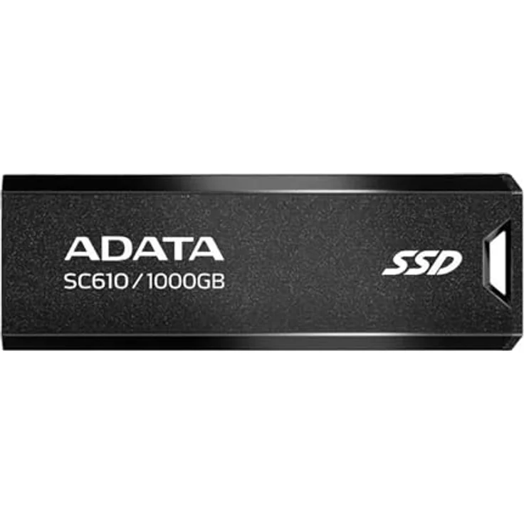 Adata Dysk SSD zewnętrzny SC610 1000 GB USB3.2A Gen2 czarny (1000 GB), Externe SSD, Schwarz – Bild 2