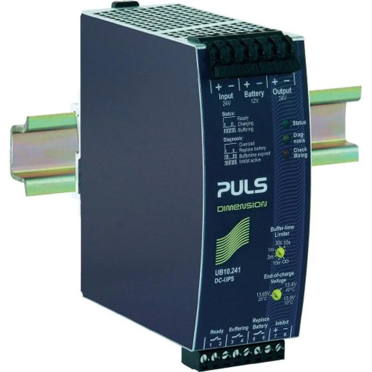 PULS USV-Schaltmodul DIMENSION UB10 (240 VA, 240 W), unterbrechungsfreie Stromversorgung mit Schutz- und Monitorfunktionen – Bild 2