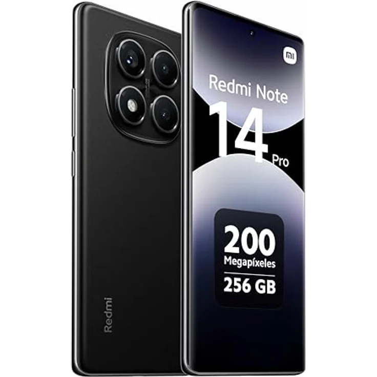 Xiaomi Redmi Note 14 Pro 4G 8 GB RAM 256 GB 6,67 Zoll Rhythm Eye Protection Fingerprint Unlock 50 Million Pixel / Dual Card Dual Standby / NFC, 45 W, Wired Fast Charging, Midnight Black Smartphone – Bild 2