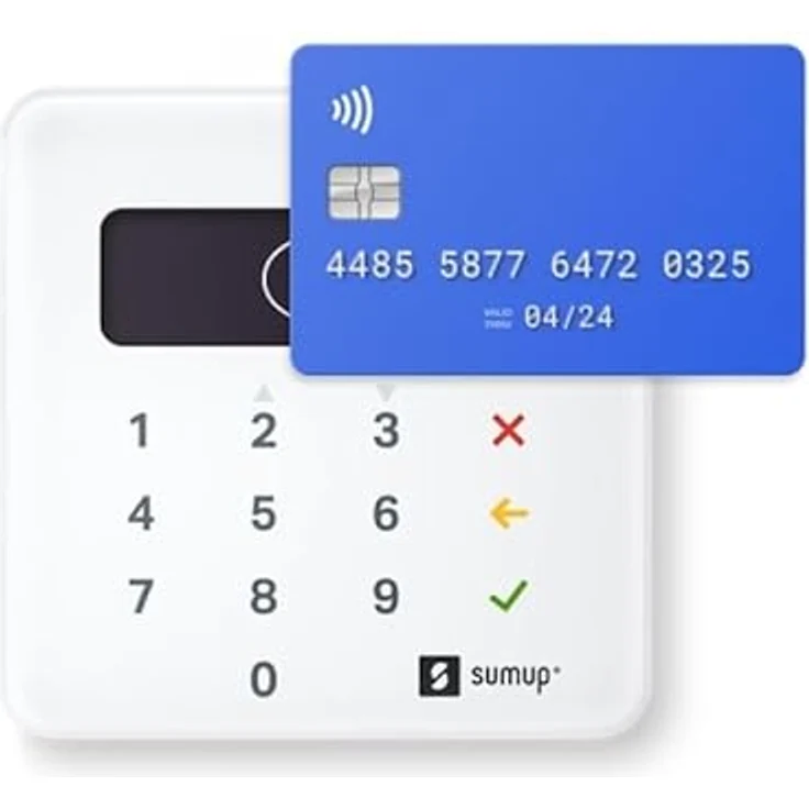 SUMUP Air Card Reader, mobiler Kartenleser für kontaktloses Bezahlen, schwarz – Bild 2