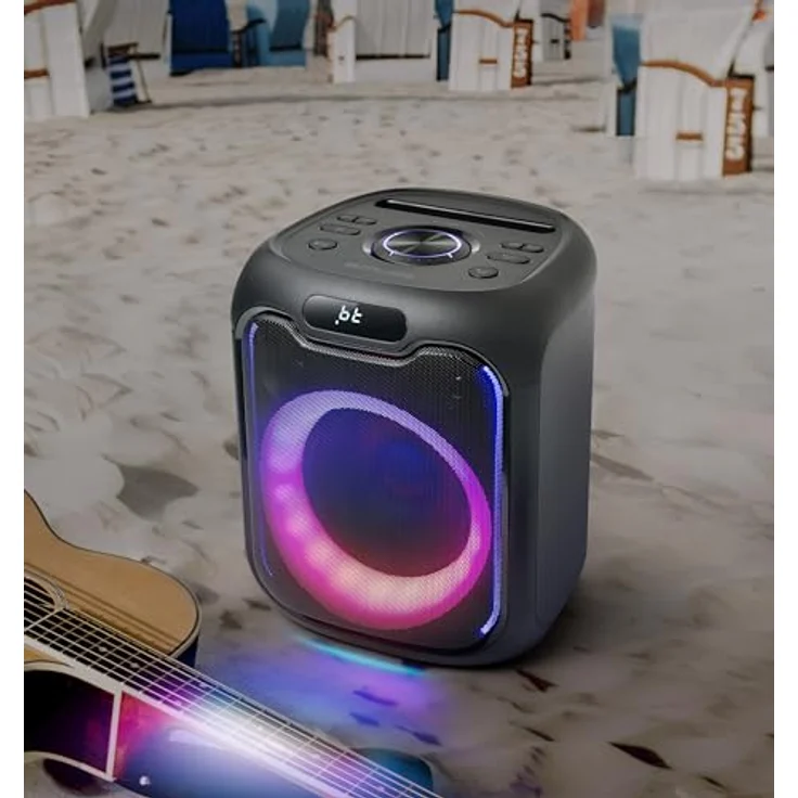 Muse M-1803 DJ, Bluetooth-Lautsprecher mit USB-C-Anschluss, 150 Watt RMS, 5 Stunden Akkulaufzeit, tragbar – Bild 7