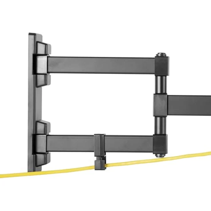 Deltaco Wandhalterung ARM-1204 für TV/Monitore (27", 20 kg), Schwarz, verstellbarer Schwenkarm und kippbare VESA-Halterung – Bild 5