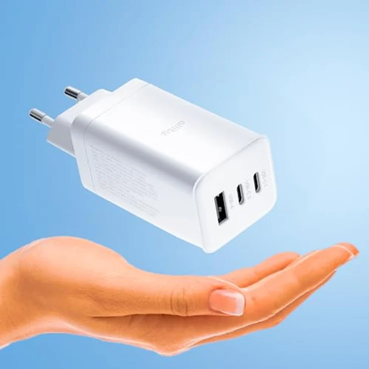 FOREVER Allity Netzladegerät GaN PD QC ATC-01-65WACC 2x USB-C + 1x USB-A 65W weiß, Leistung 65W, 3 Anschlüsse (2x USB-C, 1x USB-A) – Bild 6